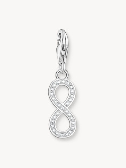 Thomas Sabo Charm-Anhänger Infinity mit Zirkoniasteinen Silber Thomas Sabo Charm-Anhänger Infinity mit Zirkoniasteinen Silber